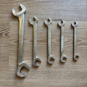 Vs32-vs20-vs18-vs16-vs14 Snap-on 5 Piece Sae Four-way Angle Head Wrench Set