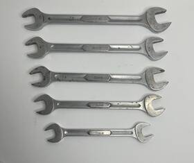 Vs344o Snap-on Usa Double Open Lot Of 5 Wrench Set