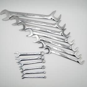 Vsm5 Snap-on 13pc Metric 30 /60 Flank Drive Plus Fourway Angle Openend Wrench Set By