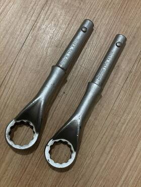 X340a-x360a Snap-on 1-1/16 Inch And 1-1/8 Offset Box Tubular Wrench 2pc Set X340a X360a Usa