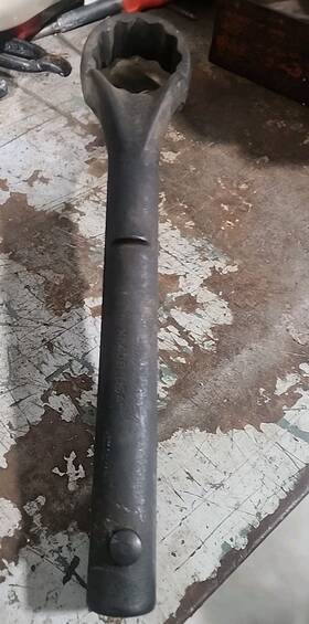 X640b Snap-on X604b 2 Inch 51 12 Point Tubular Offset Box Wrench Sae Gc