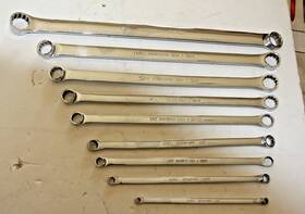 Xdh2528 Snap-on 12-point Sae Offset Box Wrench Set Of 9