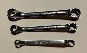 Xdh78-xs Snap-on Lot Of 6 Tools Xs Xdh Sae 12 Pt Offset Short Double Box End Wrench Long