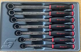 Xdsgm607k1 Snap-on Tools Usa New 7pc 12pt Metric Flank Soft Grip Box Wrench Set
