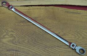 Xfr1822 Snap-on 9/16 11/16 Inch 12-point Sae Double Flex Ratcheting Box Wrench