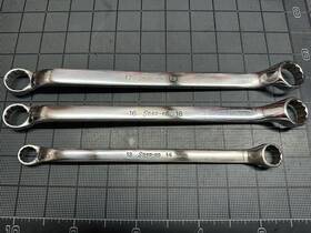 Xmb1719 Snap-on Metric 17mm-19mm 16mm-18mm 12mm-14mm Offset Double Box End Wrench Set