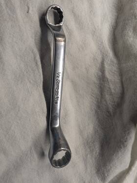 Snap-on Xo-1616 Usesnap-on Usa Xo 1616 1/2 X 9/16 Inch 12 Pt Deep 60 Offset Double Box Wrench