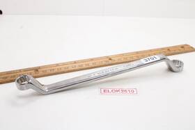 Xo1618b Snap-on 1/2 Inch X 9/16 12 Point Sae Chrome Offset Box End Wrench Usa