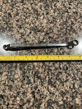 Xom910 Snap-on Tools 9-10 Mm 12-point Metric 60 Deep Offset Box Wrench