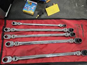 Xrfm705 Snap-on Ratcheting Flex Wrench Set Metric