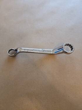 Xs0m1720 Snap-on 17mm-20mm 12pt Metric Short Deep 60 Offset Box End Wrench Usa