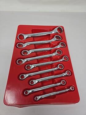 Xs609b Snap-on Tools Usa Xs 9 Piece Sae Short Box Wrench Set 7/32 Inch - 13/16 Used Xs609b Snap-on Tools Usa Xs 9 Piece Sae Short Box Wrench Set 7/32 Inch - 13/16 Used