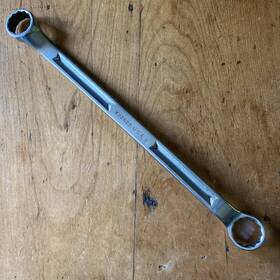 Xv2628 Snap-on Vtg 13/16 Inch X 7/8 12-point Double Box End Offset Wrench. Usa