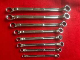 Xv608 Snap-on Tools Vintage Nla Wrench Set 12 Point Double Box Beautiful Details