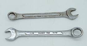 Sparta And Sunex Cc-20 Set Of 2 Combination Wrenches 5/8 722 11/16