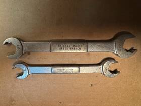 Specialty Tools Inc. Sw1002 Vintage Sae Ratchet-action Speed Wrench Set Of 2 / And Sw1003