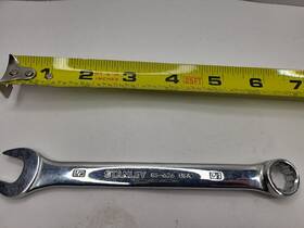86-626 Stanley 85-626 1/2 Inch Chrome Combination Wrench 12 Pt Sae Vtg Mechanic Usa