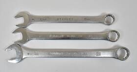 86-867 Stanley 3x Metric 12-point Combination Wrenches 19mm 20mm And 22mm