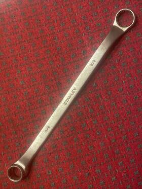 86-881 Stanley Vintage Usa 5/8 3/4 Wrench Double Box Nice