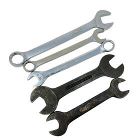 87-054 Stanley Mac Cw 18 Crescent And Unbranded Assorted Wrench Set 5 Pcs