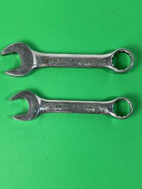 87-559 Stanley Lot Of 2 Wrenches 9/16 Inch And 5/8