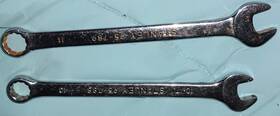 95-788 Stanley 95-789 Chrome Vanadium 10/11mm Wrenches Open And Boxed End &95-788 95-788 Stanley 95-789 Chrome Vanadium 10/11mm Wrenches Open And Boxed End &95-788