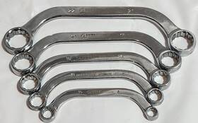 99350m Sunex 5-piece Metric Half Moon Wrench Set