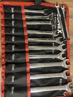 S864 Sunex Metric Wrench S 8-19 No Skips