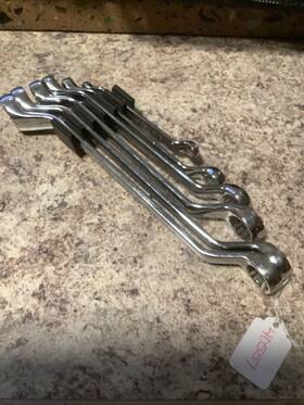 Tq397 Teq Correct 6 Pc Angle Offset 12 Pt. Head Box End Wrenches - Sae