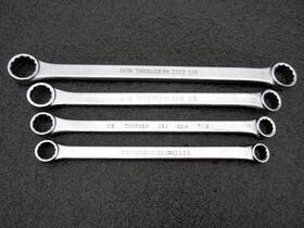 15212 Thorsen Vintage 4pc Sae Box End Wrench Set Made In Usa