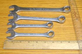 2024...2024 Thorsen G...2020 4 Pieces Combination 12 Point Chrome Wrench 5/8 And 3/4 1-c