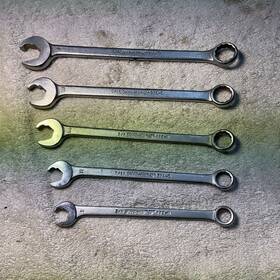 778-0 Thorsen Lot Of 5 Vintage Usa Speed-hed-combination Wrenches 3/8 Inch - 5/8 -rare