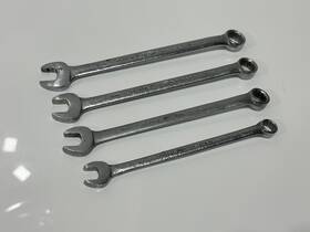 T6109m Tru-test Tools Usa 4pc 9mm-12mm Metric Combination Wrench Set Lot - 12 Point