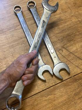 B113b Truecraft Palmera 12 Point Wrench Set 1 1/16 Inch 1/8 1/4 Spain