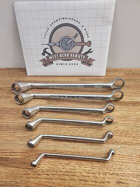 Nr-84 Vbw Vintage 6 Piece Offset Wrench Set Made In Germany Off Box
