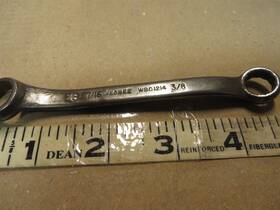 Wbc1214 Vlchek 5 Inch Dual Size 3/8 7/16 Offset Box Wrench #