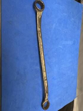 Wbc1618 Vlchek Vtg. Vlcheck 12-point Double Offset Box End Wrench 9/16 Inch X 1/2 Usa
