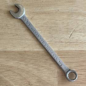 Wbe10 Vlchek 5/16 Inch Combination Wrench 12 Point Vtg Usa