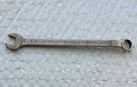 Wbe12 Vlchek 3/8 Inch Combination Wrench 5.8 Long 12 Point Usa Made Vintage