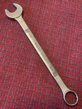 H2282 Western Auto Wizard Vintage Tools 13/16 Combination Wrench Alloy Excellent