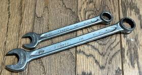 1074-1077 Westline Vtg Tools Combo Sae 12 Point Offset Wrench Set Lot Combination Usa