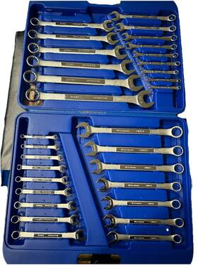 913842-6 Westward 32 Piece 12 Point Sae/metric Combination Wrench Set