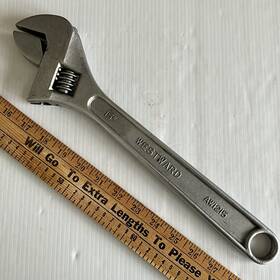 Aw1215 Westward Vintage 15 Inch Adjustable Wrench Rare Item
