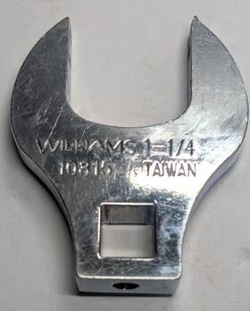 10815 Williams William Tools 1/2 Inch Drive 1-1/4 Crowsfoot Crowfoot Open End Wrench