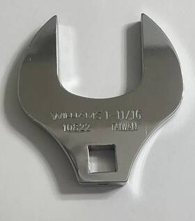 10822 Williams Tools Jumbo 1-11/16 Inch Crowfoot Wrench 1/2 Drive Open End