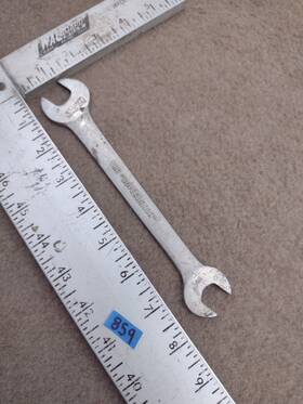 1092 Williams Vintage Usa 9/16 Inch X 5/8 Thin Tappet Double Open End Wrench Superrench
