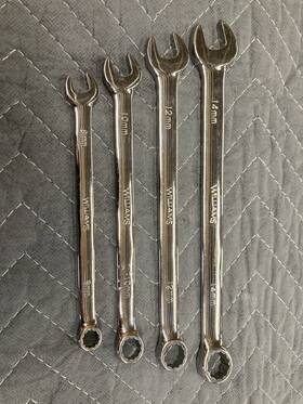 11608 Williams 11614 11612 11610 Combination Wrench 4pc Set 14mm 12mm 10mm 8mm