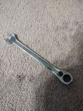 1214rc Williams 7/16 Inch Ratchet Combination Wrench Reversable Polished Offset Nice