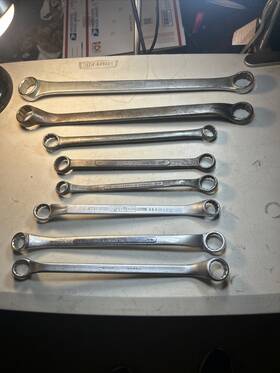 12334 Williams Williams/craftsman And More - Lot Of 8 Box Wrenches 12pt See Pics For Sizes