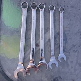 Williams 15/16 13/16 11/16 Sae Combination Chrome Polish Wrenches